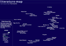 Screenshot of Gnod literature map 